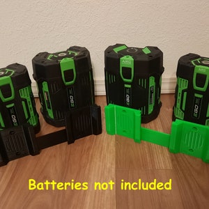 Double Battery Rack for Ego 56V Lawn Equipment