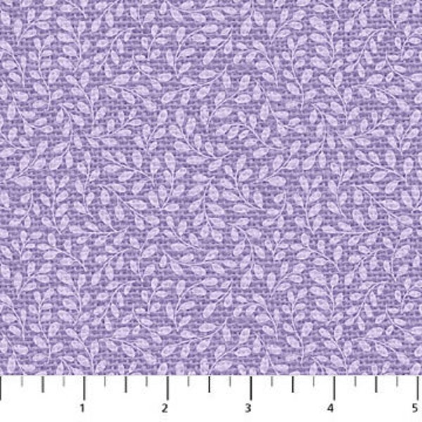 Leafy Lavender Blender fabric by Northcott (Lilac Garden collection)- sold by the half yard and yard