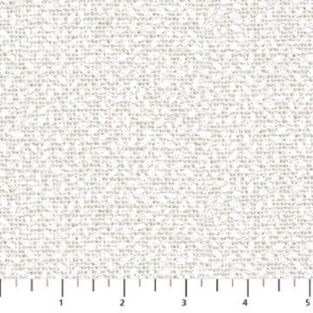 Leafy Pale Gray Blender Fabric by Northcott lilac Garden Collection Sold by the Half Yard and
