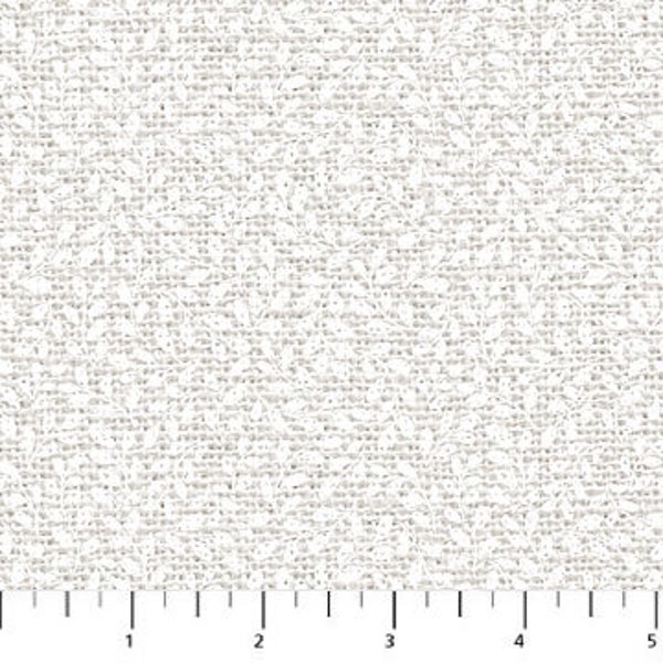 Leafy Pale Gray Blender fabric by Northcott (Lilac Garden collection)- sold by the half yard and yard