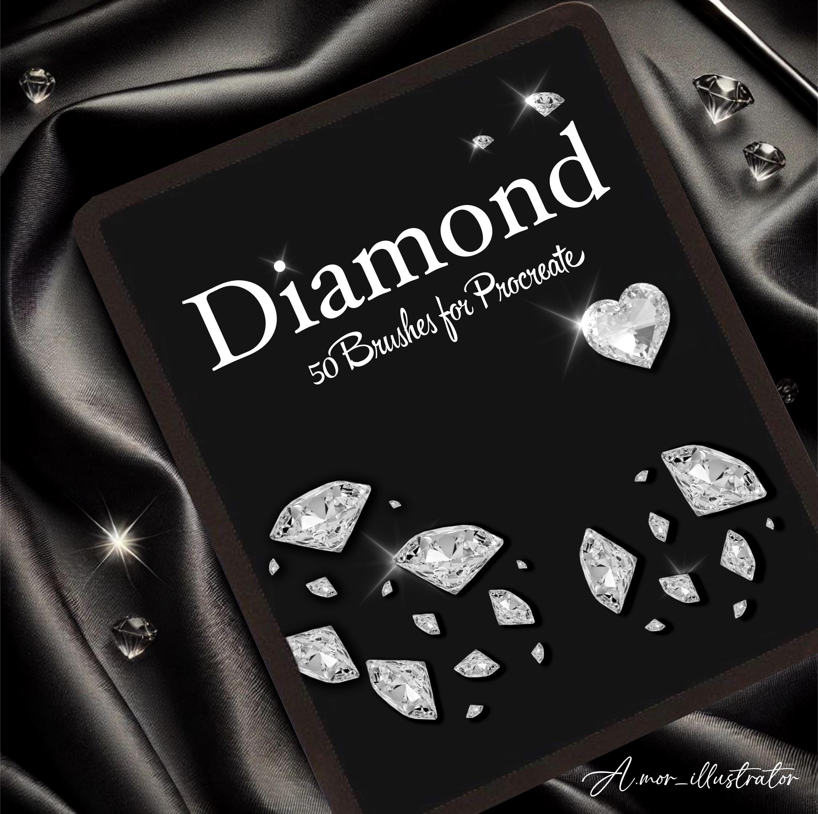 Pinceles Diamond Sparkle para Procreate – Set de Efectos de Brillo y Cristal de Lujo (50)