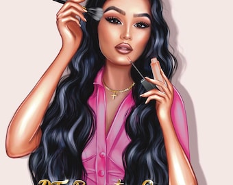 Custom Cartoon Logo,Women Digital Portrait,Gift for master,Business avatar,Custom portrait from photo,Cartoon drawing,Personalized Portrait
