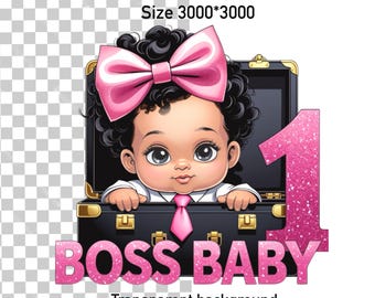 The Baby Boss 1 PNG, Cute Boss Baby Clipart, Toddler Boss Sublimation, Baby Birthday Shirt Design,Funny Baby Digital Download,Girl Baby Boss