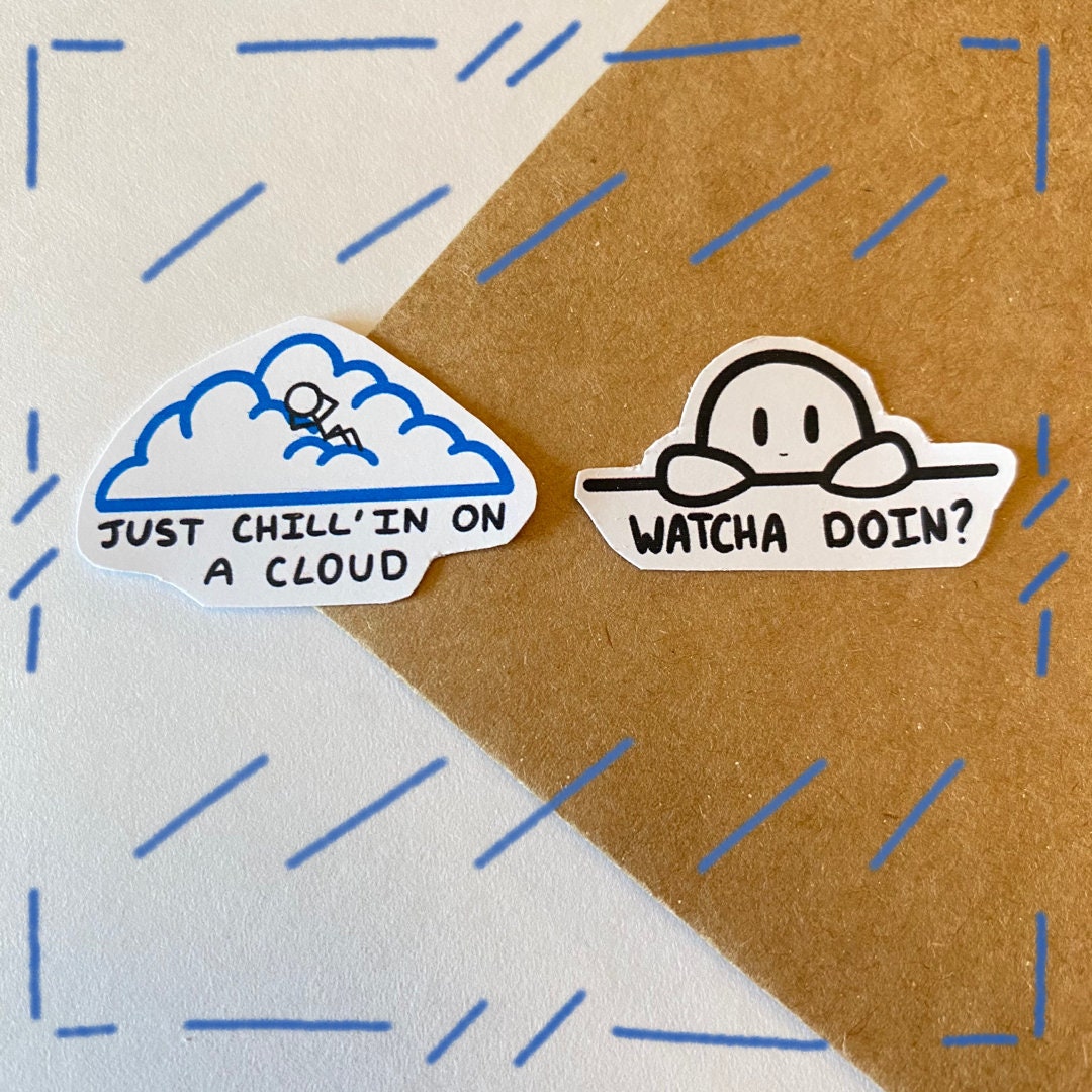 doodle sticker pack etsy