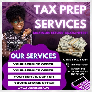 DIY Tax Season Flyer, Tax Services. Tax Preparation Flyer, Tax and Credit Repair Flyer, Social Media Flyer , Flyer , Tax Flyer , Tax Season