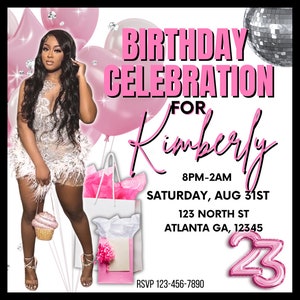 Birthday Party Flyer, Birthday Celebration Flyer, Birthday Invitation, Birthday Invite, Birthday Dinner, Birthday Template, CEO birthday