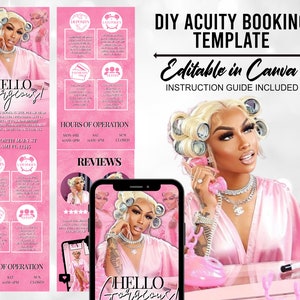 DIY Acuity Site, Acuity Scheduling Template, Squarespace Booking, Acuity Template, Acuity Site, Acuity Scheduling Site, Acuity Site Template