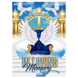 Memorial Funeral Announcement Flyer, Funeral Announcement Template, Funeral  Invitation, Rest In Peace Editable Flyer Editable Custom