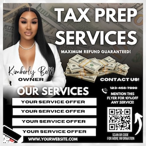 DIY Tax Season Flyer, Tax Services. Tax Preparation Flyer, Tax and Credit Repair Flyer, Social Media Flyer , Flyer , Tax Flyer , Tax Season