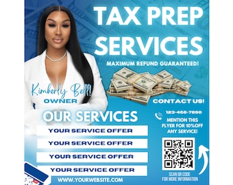 DIY Tax Season Flyer, Tax Services. Tax Preparation Flyer, Tax and Credit Repair Flyer, Social Media Flyer , Flyer , Tax Flyer , Tax Season