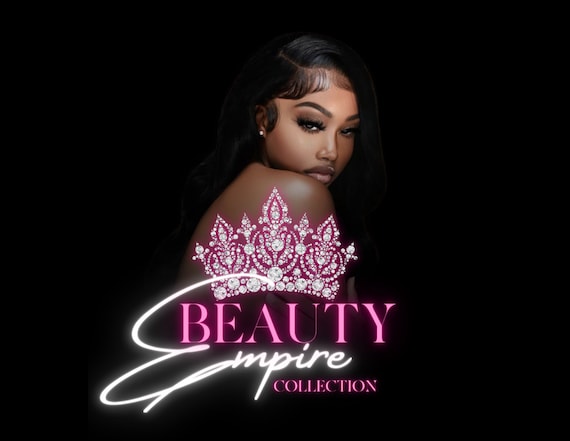 Glam Logo, Neon Logo, Pink Logo,  Hair Logo, Lash Logo, Boutique Logo, Logo Template, Editable, Canva Logo, Beauty Logo, Hairstylist Logo