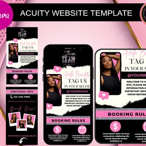 Acuity Schedule Template DIY Acuity Template Acuity - Etsy