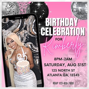 Birthday Party Flyer, Birthday Celebration Flyer, Birthday Invitation, Birthday Invite, Birthday Dinner, Birthday Template, CEO birthday