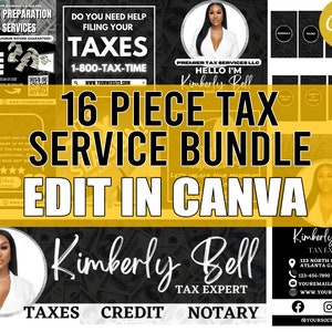 Tax Flyer Bundle, Tax Flyer, Tax Prep Flyer, Tax Season, Tax Preparation, Tax Refund Flyers, Taxes, Income Tax, Tax Season Flyer, Editable