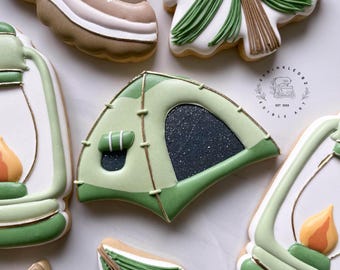 Camping Tent Cookie Cutter