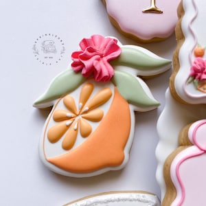 Floral Lemon/Orange Slice Cookie Cutter