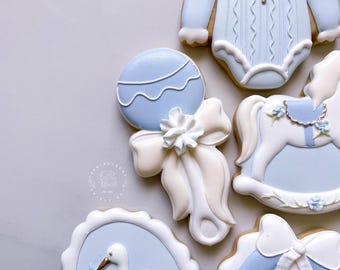 Baby Rattle with Bow Cookie Cutter