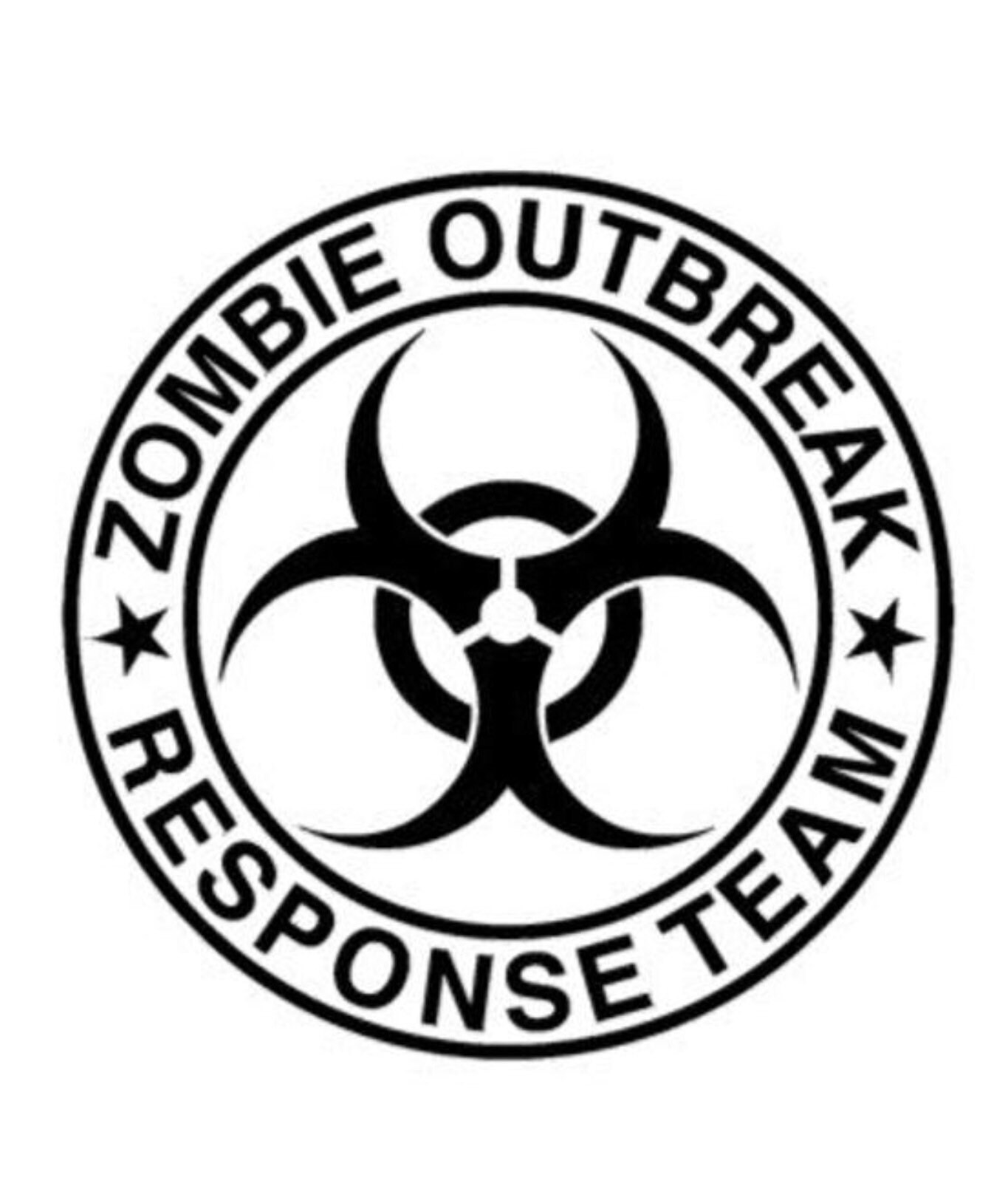 Zombie Response Team vinyl wall art decal sticker Custom Etsy
