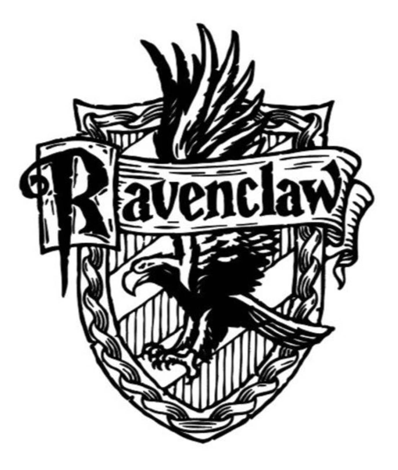 Harry Potter Ravenclaw House Crest vinyl wall art decal Etsy