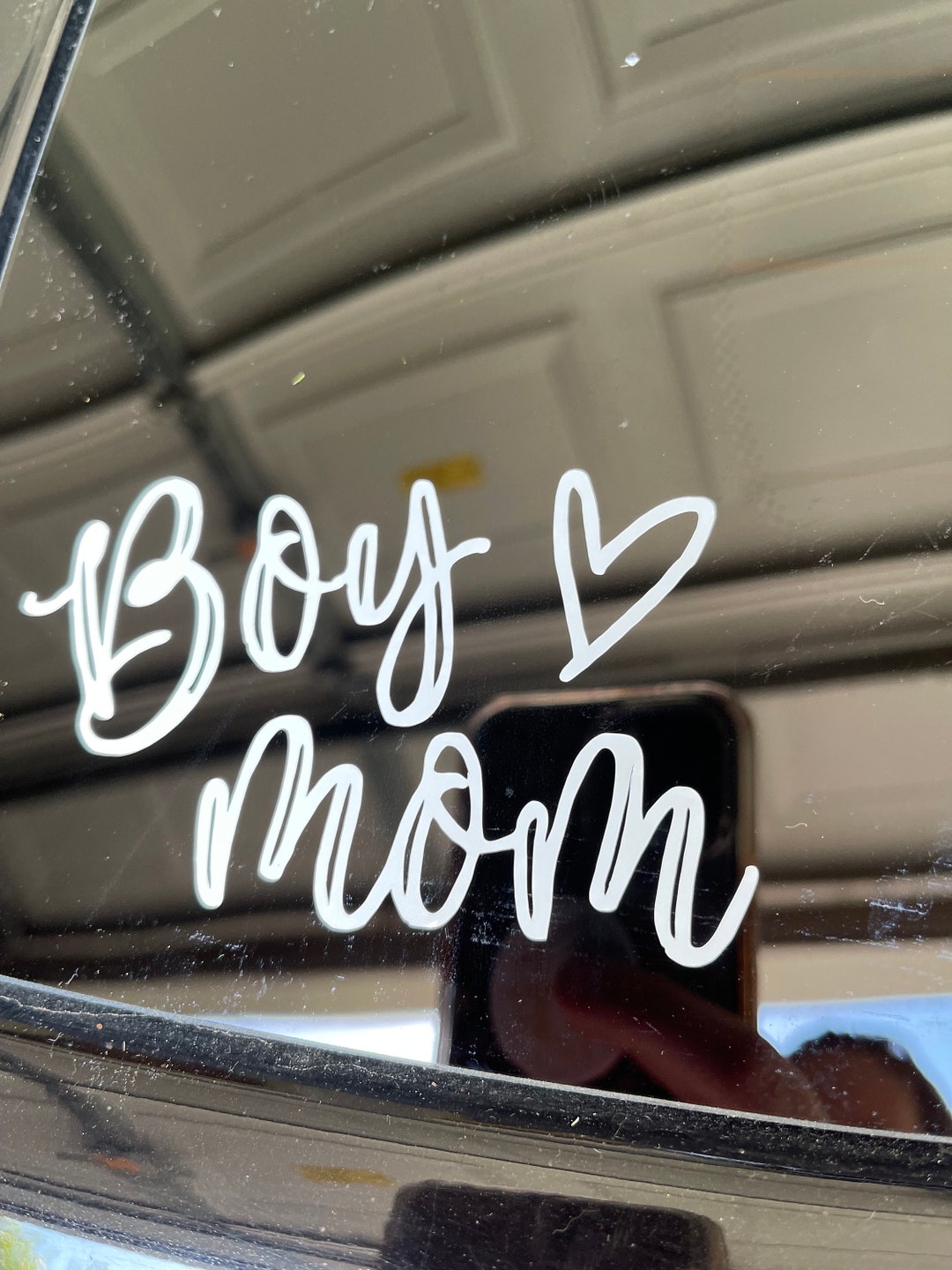 Boy Mom Car Decal Etsy