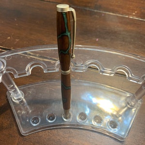 The Snake green epoxy inlay