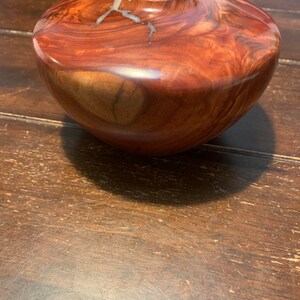 decorative elm bowl 6” diameter 4” tall