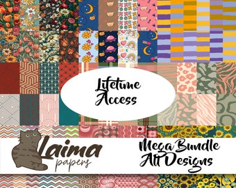 Over 1,000 different graphics WHOLE DESIGNS Bundle, Printable, Scrapbook Supplies, Junk Journal Kit, Crafting Papers, Decoupage, Ephemera