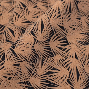 LITE Cork Fabric Roll - Shadow Palms