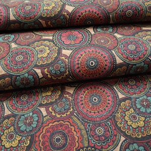Cork Fabric Roll - Medallions