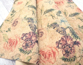Cork Fabric Sheet -  Natural Beauty