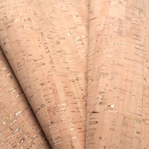 Cork Fabric Sheet - Yukon Gold