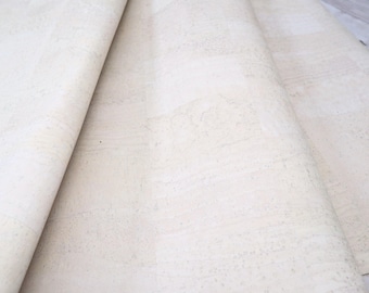 Cork Fabric Sheet - White