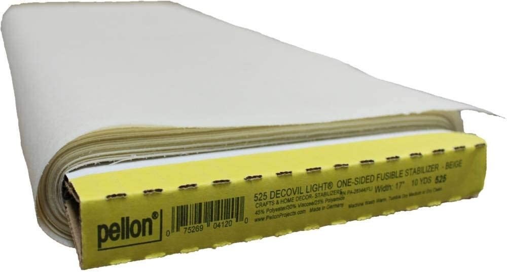 Pellon 911FF Fusible Featherweight Interfacing 20in x 10 Yard Bolt Charcoal