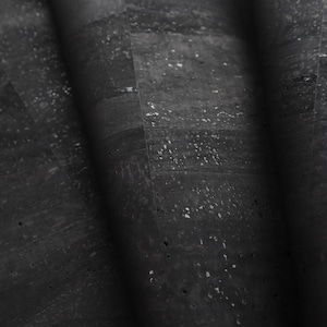 Cork Fabric Sheet - Black