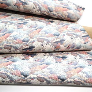 Cork Fabric Roll - Enchanted Waves