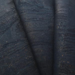 Cork Fabric Roll - Navy