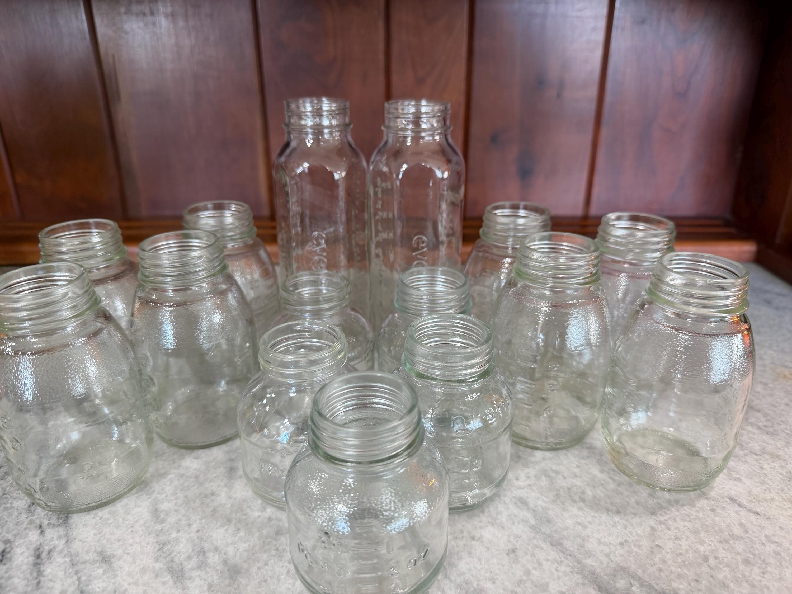 Antique Glass Baby Bottle - Etsy