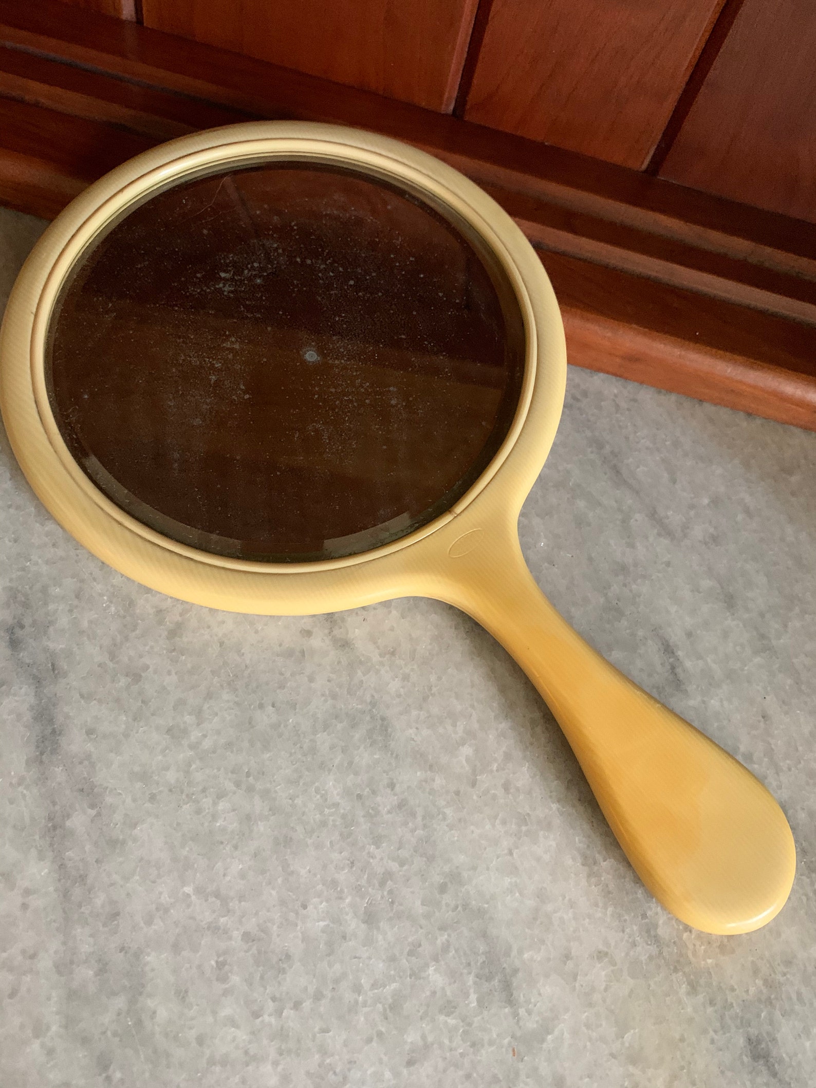 ivory pyralin hand mirror ivory pyralin hand mirror