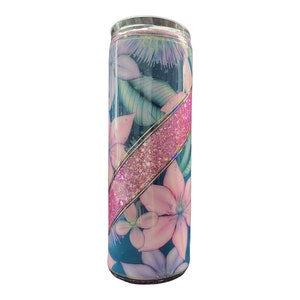 Hawaiian Tumbler, Flower tumbler, 20 oz Tumbler