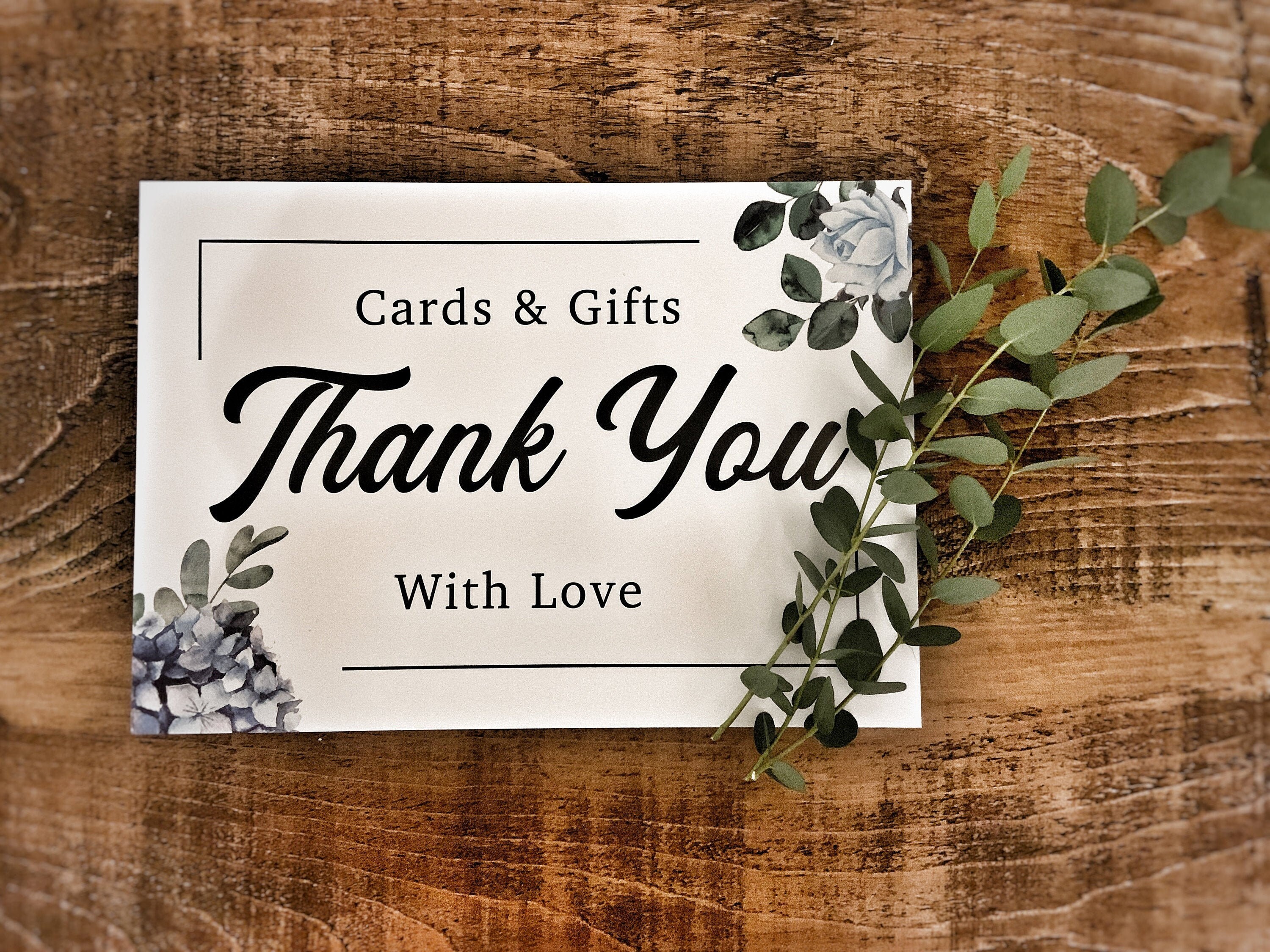 Wedding Thank You Cards & Gifts Print Wedding Signs Wedding Etsy UK