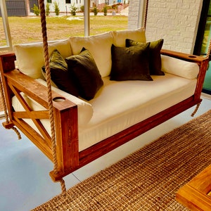 Farmhouse Bed Swings: Handcrafted & Customized