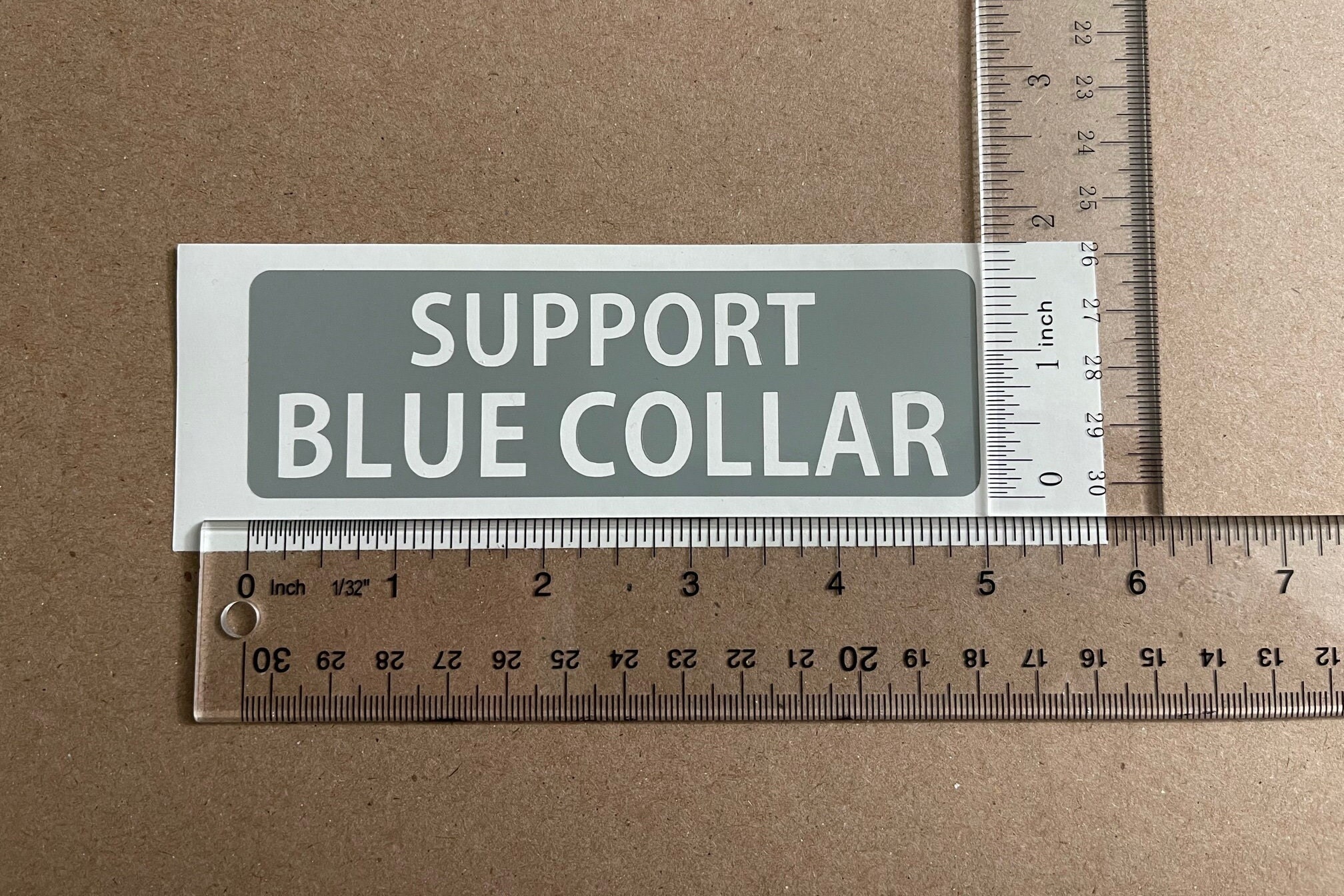 Support Blue Collar Decal. - Etsy