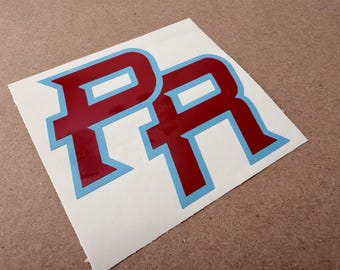 Puerto Rico "PR" Decal Sticker.