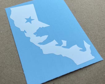 California State Vinyl Decal. California Bear