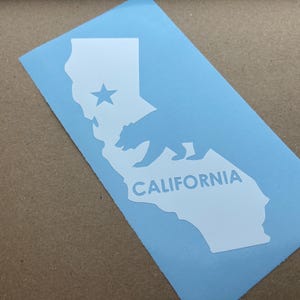 California State Vinyl Decal