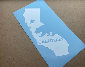 California State Vinyl Decal