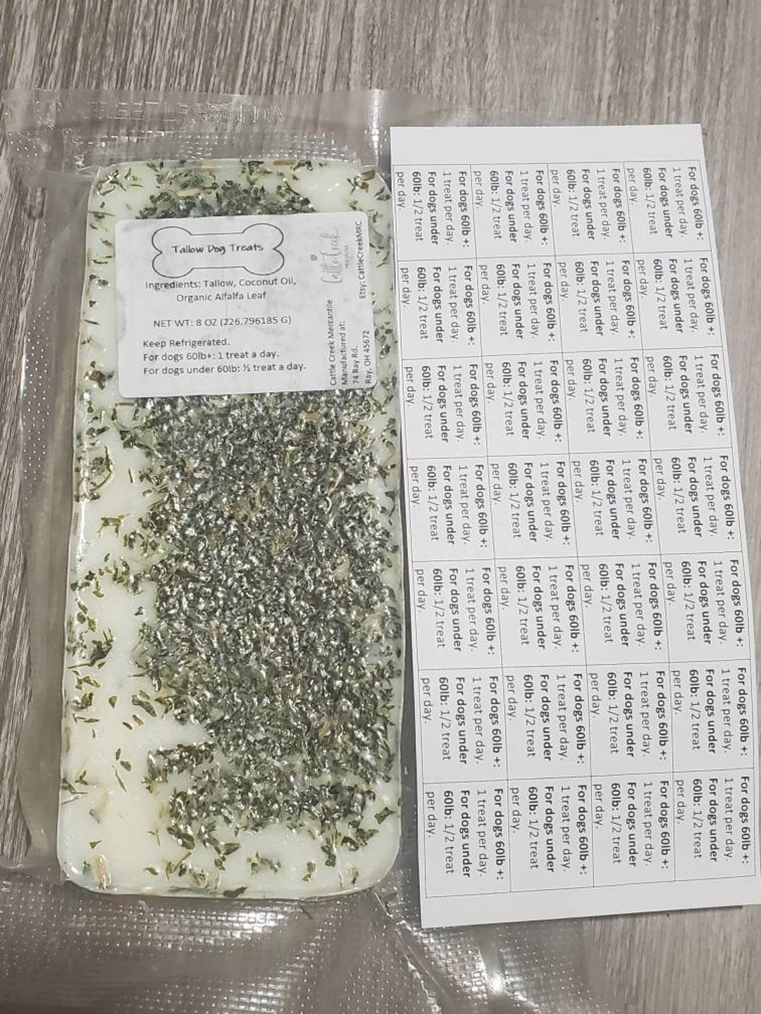 Tallow Dog Treats Etsy