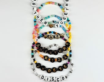 Pulseras de Harry Styles Together, Together Tour, Kiss All the Time y Disco Occasionally