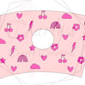 SVG cold cup wrap 90s vibes