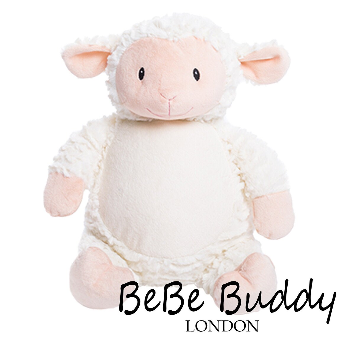 Personalised cubbies Cuddly Lamb teddy birth announcement | Etsy
